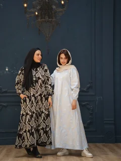 پیراهن عروسکی جذاب پوپلین طرحدار گلدوزی شده